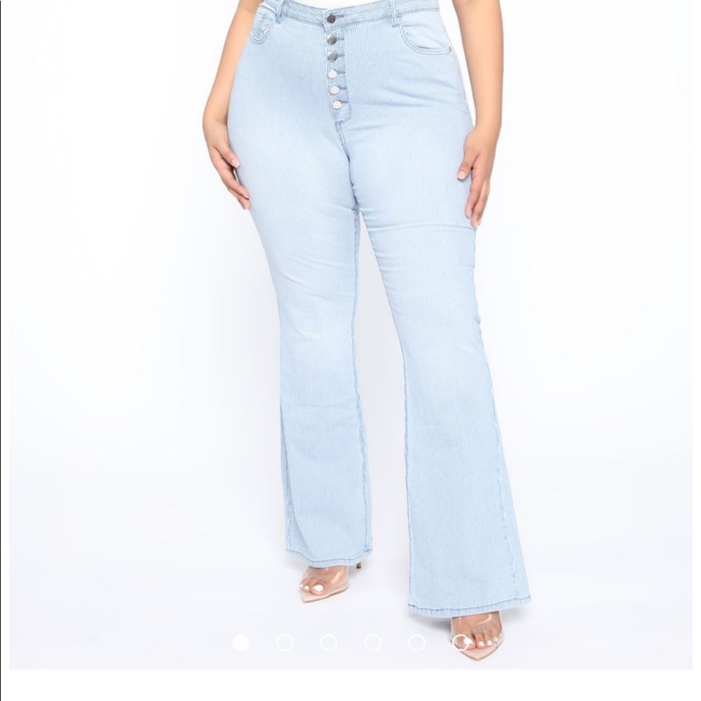 High Waisted flare jeans